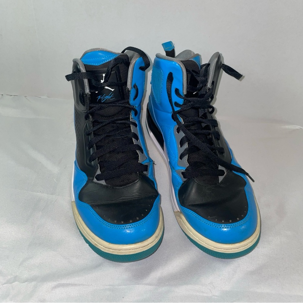 Jordan Flight Club 91 Blue Black White Mens Basketball Shoes Size 10.5